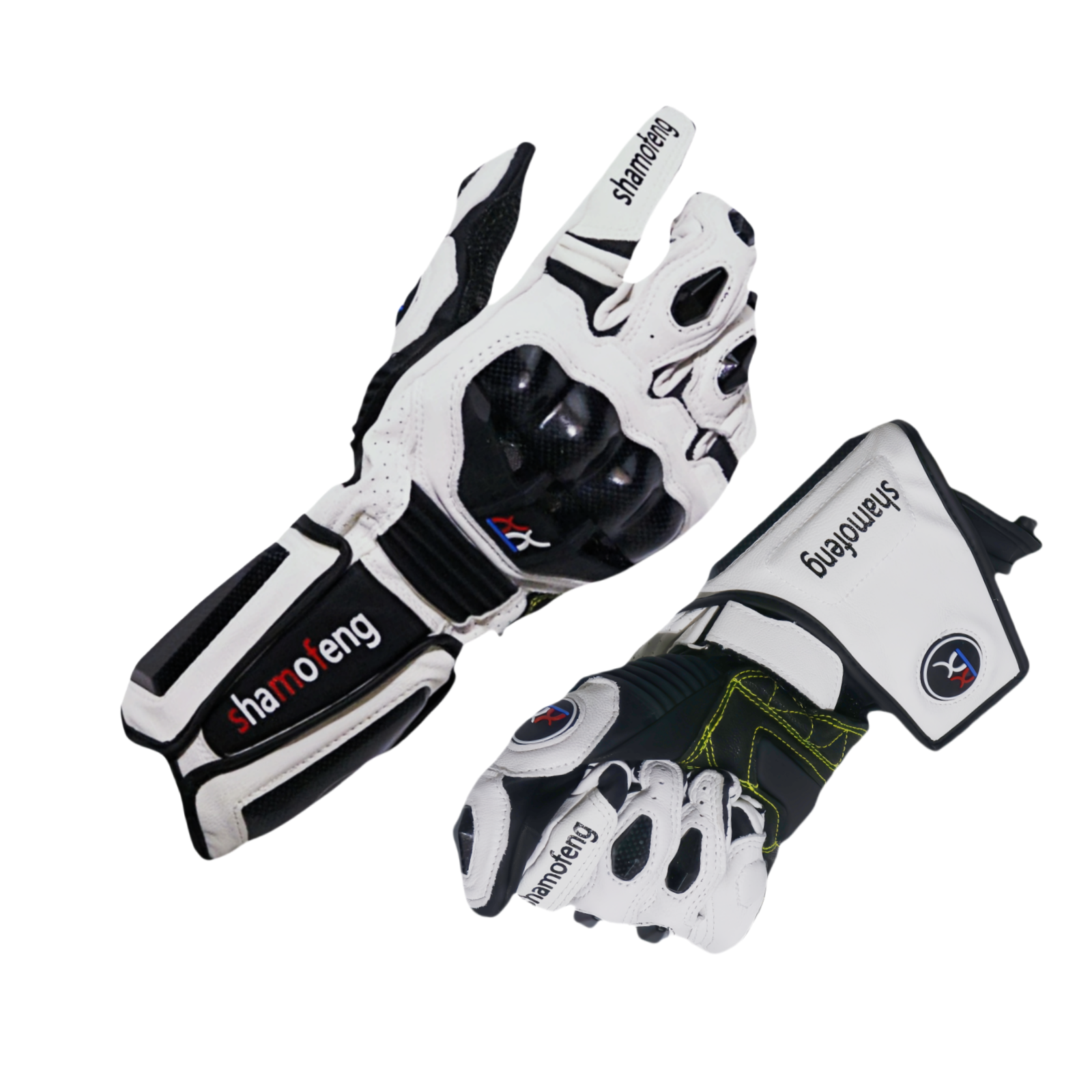 shamofeng-Motorcycle riding extended wrist gloves full finger long biker gloves racing windproof equipment