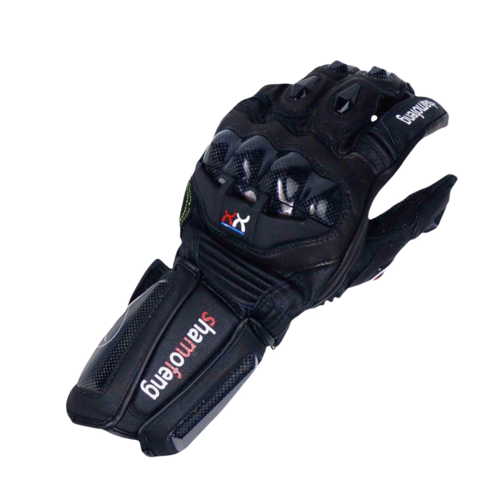 shamofeng-Motorcycle riding extended wrist gloves full finger long biker gloves racing windproof equipment